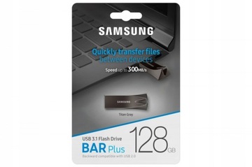 Samsung Pendrive BAR Plus USB 3.1 128 ГБ серый название