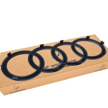 ЭМБЛЕМА AUDI ЛОГОТИП ПЕРЕДНИЙ КАПОТ A3 A4 A5 A6