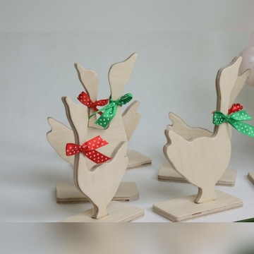 ПАСХАЛЬНОЕ УКРАШЕНИЕ - ДЕРЕВЯННЫЕ ГУСИ