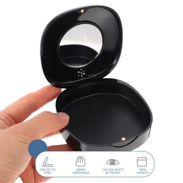 Ящик для хранения зубных протезов Небольшой пластиковый контейнер