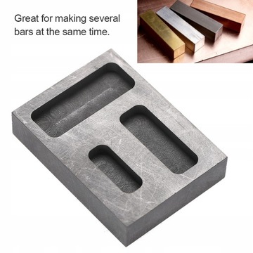 ЧИСТЫЙ ГРАФИТ Слиток ТИГЛЬНАЯ ФОРМА ДЛЯ ПЛАВКИ