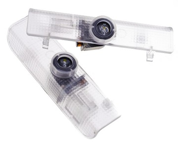 ZESTAW 2x LED LOGO PROJEKTOR LAMPKA DRZWI NISSAN ARMADA NAVARA PATHFINDER