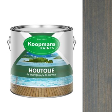 KOOPMANS 060 HOUTOLIE UV SZARY SKANDYNAWSKI 5L