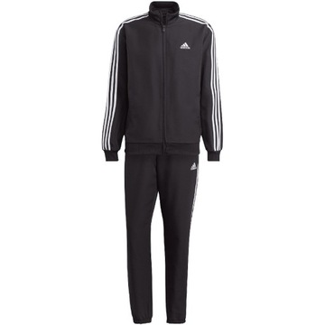 Dres męski adidas 3-Stripes Woven Track Suit czarny IC6750 M