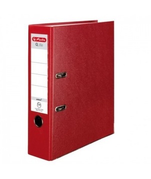 Herlitz Segregator A4 Q.file 8 cm Czerwony