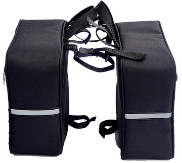 СУМКА ДЛЯ ВЕЛОСИПЕДА, СУМКА 2x10л - черная