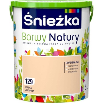 FARBA ŚNIEŻKA BARWY NATURY UPALNA SAWANNA 5L