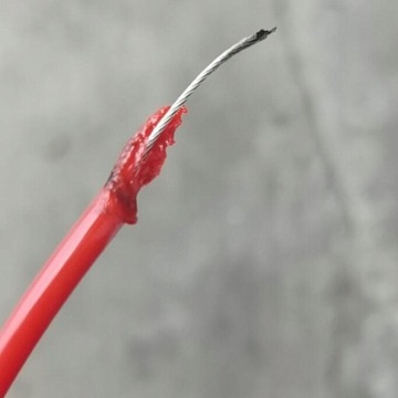 Поводок для фридайвинга, разрывная сила 24кН, сталь.