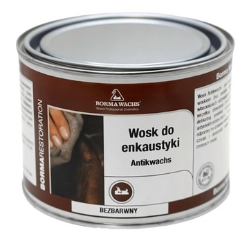 WOSK DO ENKAUSTYKI PSZCZELI DO DREWNA BORMA ANTIKWACHS BEZBARWNY 500ML