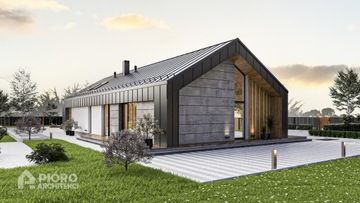 Проект дома Pióro Architekci-19 Базовая версия