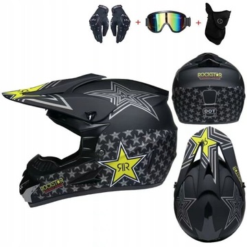 KASK MOTOCYKLOWY MOTOCROSS ENDURO OFF-ROAD