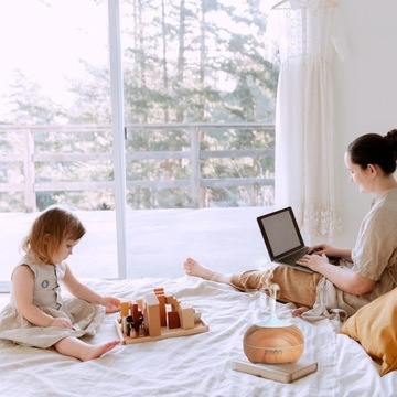 Ультразвуковой увлажнитель воздуха для ароматерапии объемом 500 мл с тихим звуком