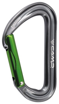 Karabinek Camp Photon Straight Gate Grey-Green