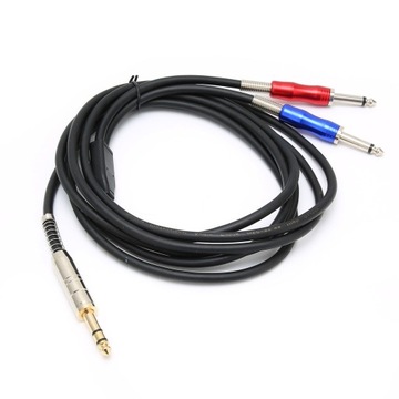 BLS0201 «папа» 6,35 мм на двойной моно 6,35 мм