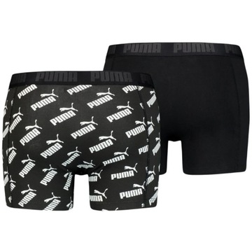 PUMA BOKSERKI MĘSKIE BASIC BOXER 2 PAK CZARNE 935054 01 r.L