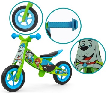 Трехколесный велосипед-беговел, внешний вид автомобиля 2 в 1