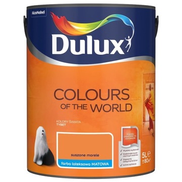 Dulux Kolory Świata Farba Suszone Morele Mat 5L