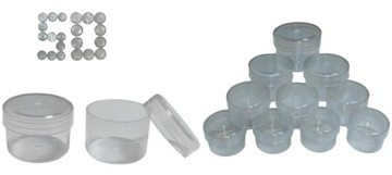 Pojemniczek słoiczek 10 ml 50szt [005C/K]