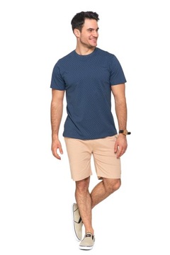 T-Shirt Męski Klasyczny Koszulka na Krótki Rękaw Modne Wzory MORAJ XL