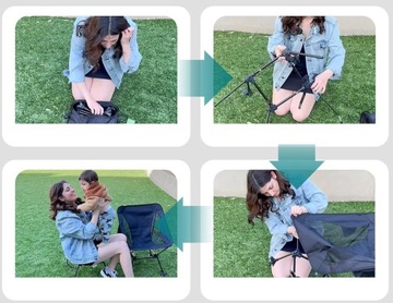 ТВЕРДЫЙ СКЛАДНОЙ СТУЛ, ТУРИСТИЧЕСКИЙ РЫБАЛОЧНЫЙ СТУЛ ДЛЯ РЫБНОГО КЕМПИНГА В ЧЕХАЛЕ