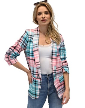 Куртка женская, рукава драпированные, L/40 узор 7