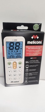 Meliconi AC 200 - универсальный пульт для кондиционеров, с подсветкой, БЕЛЫЙ