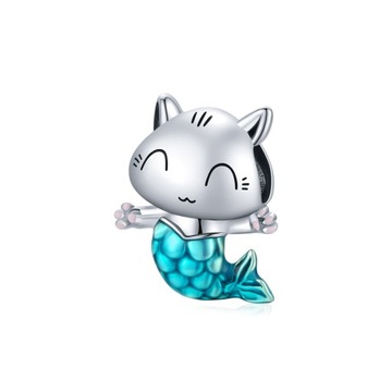 CHARMS KOT KOTEK SYRENKA SYRENA
