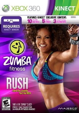 ZUMBA FITNESS RUSH ANG XBOX 360 SKLEP !