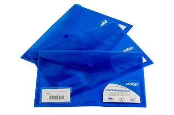 КОНВЕРТ А4, СИНИЙ STRIGO, 2 КАРМАНА