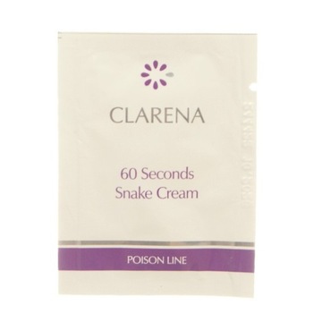 Clarena 60 Seconds Snake Cream 3ml krem liftujący