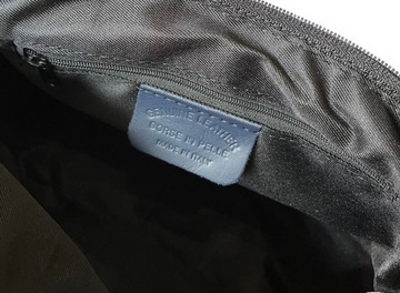 KOLOROWA TOREBKA MOTYLE LISTONOSZKA Z KLAPĄ SKÓRA NATURALNA VERA PELLE