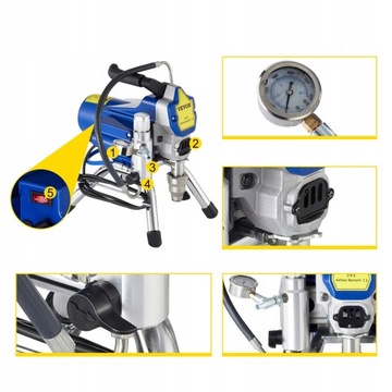 Окрасочная установка Гидродинамический пистолет 2000w