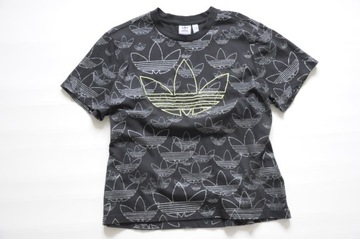ADIDAS bluzka oversize z neonowym logo S/M