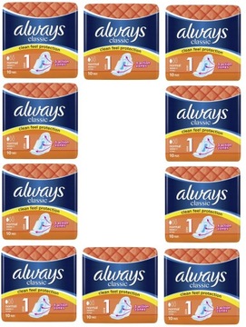 ALWAYS CLASSIC NORMAL 10 OPAKOWAŃ