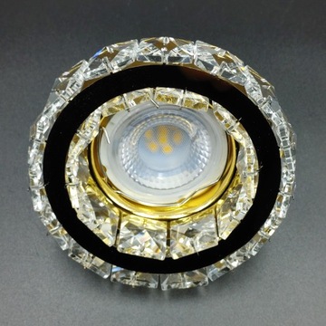 Стеклянный галогенный потолочный светильник GU10