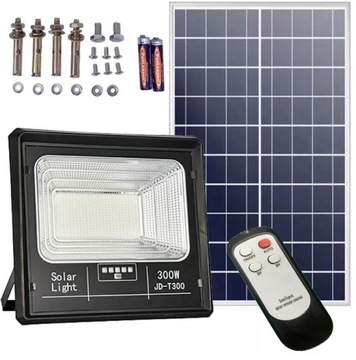 NAŚWIETLACZ MOCNA LAMPA SOLARNA LED HALOGEN LATARNIA ULICZNA 100w pilot