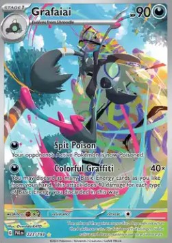 Oryginalna Karta Pokemon Paldea Evolved - Grafaiai PAL 223