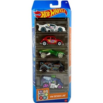 Hot Wheels HW DESIGN LAB 5 PACK HLY72 3+