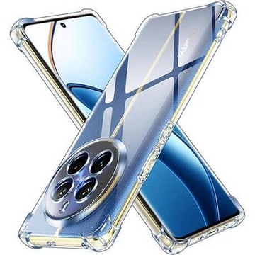 Etui Ochronne ANTISHOCK do REALME 12 PRO PLUS Przezroczyste Grube Krawędzie