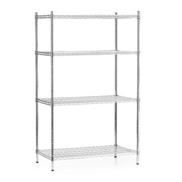 REGAŁ MAGAZYNOWY ZE STALI CHROMOWANEJ SKŁADANY 91X61 FORGAST FG15136