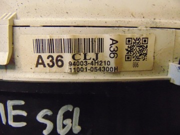 PŘÍSTROJOVÁ DESKA BUDÍK HYUNDAI H1 2.5 CRDI 2008 94003-4H210