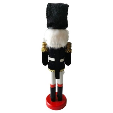 DUŻY DZIADEK DO ORZECHÓW zawieszka figurka SZKOT ŻOŁNIERZYK 30 cm DREWNO