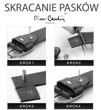 ОРИГИНАЛЬНЫЙ МУЖСКОЙ РЕМЕНЬ ИЗ КОЖИ 115 СМ PIERRE CARDIN