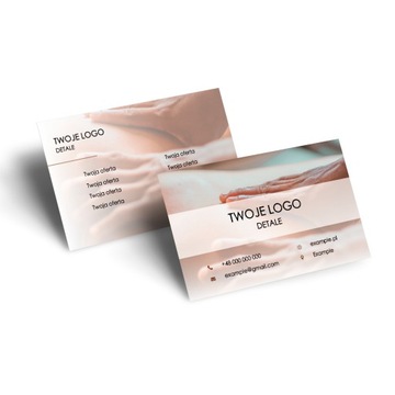 Для реабилитационного пациента: Визитки 500 шт Velvet Soft Touch THICK 350г + шаблон.