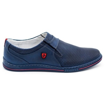 Buty męskie skórzane 362 perforacja r.39