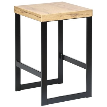 Solidny TABORET METALOWY mebel złożony PRODUKT POLSKI - hoker loft T47/prc