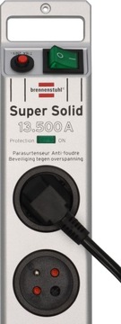 УДЛИНИТЕЛЬ ПИТАНИЯ ДЛЯ ЗАЩИТЫ ОТ ПЕРЕНАПРЯЖЕНИЯ НА 8 РОЗЕТОК 13500A BRENNENSTUHL