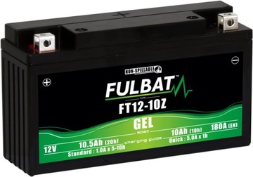 Akumulator żelowy Fulbat FT12-10Z 12V 10.5Ah 180A GEL Zontes 6-FM-10