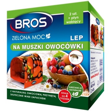 ZIELONA MOC LEP NA MUSZKI OWOCÓWKI BROS
