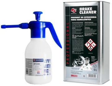 ZMYWACZ DO HAMULCÓW TARCZ 5L + K2 OPRYSKIWACZ 1,5L